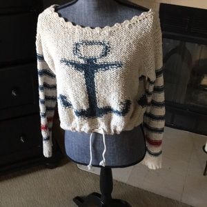 Free People nautical sweater